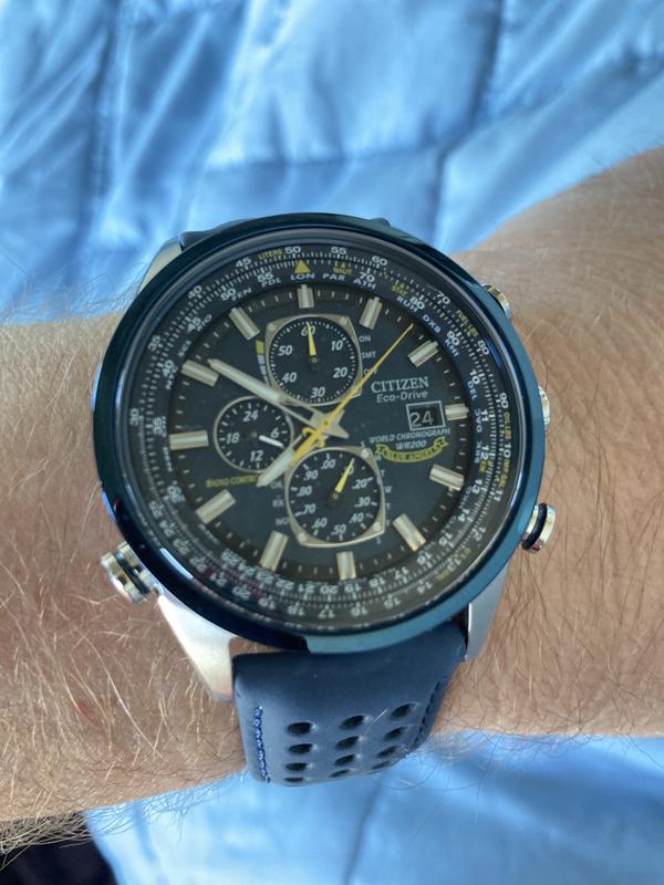 Citizen eco drive blue angels daylight savings on sale time