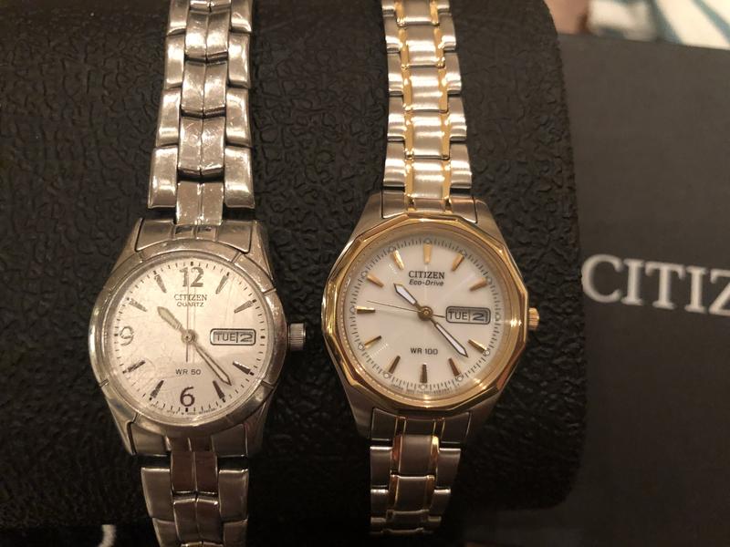 Citizen eco drive outlet women's two tone