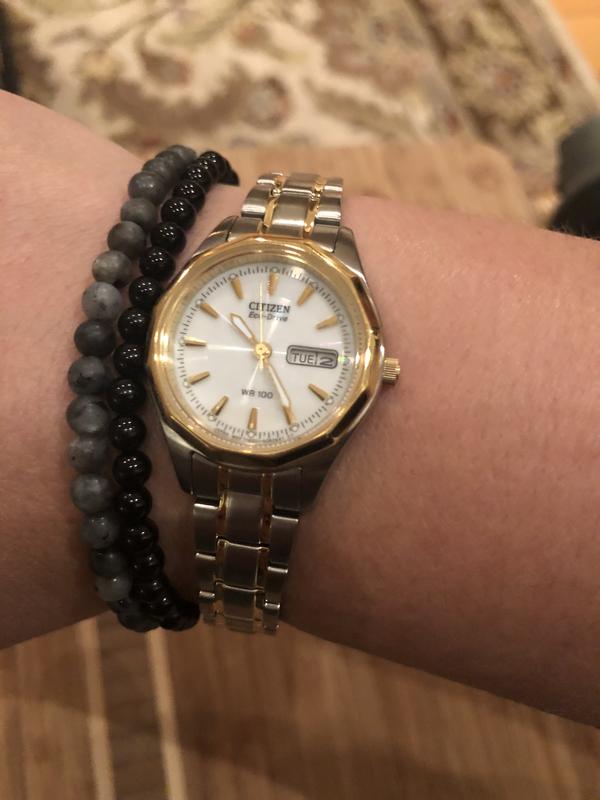 Citizen two 2025 tone ladies watch