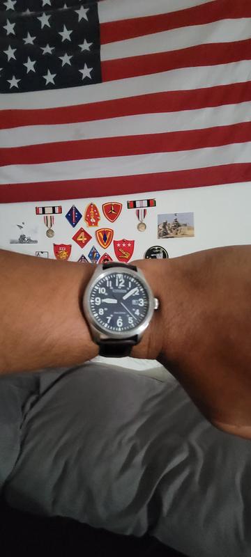 Citizen Chandler Military Eco Drive Blue Dial Watch CITIZEN