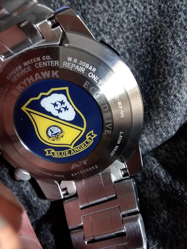 Blue angels hotsell citizen watch titanium