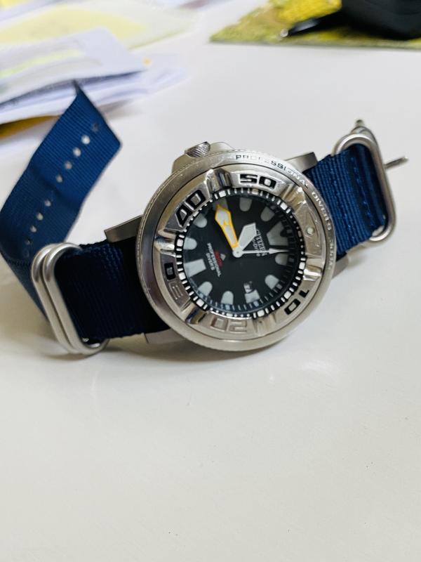 エコジラカスタム！CITIZEN Men's ECO-DRIVE Professional Diver