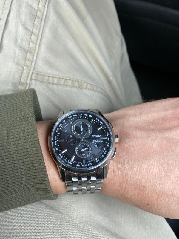 World Chronograph A-T - Men's Eco-Drive AT8110-53E Watch | CITIZEN