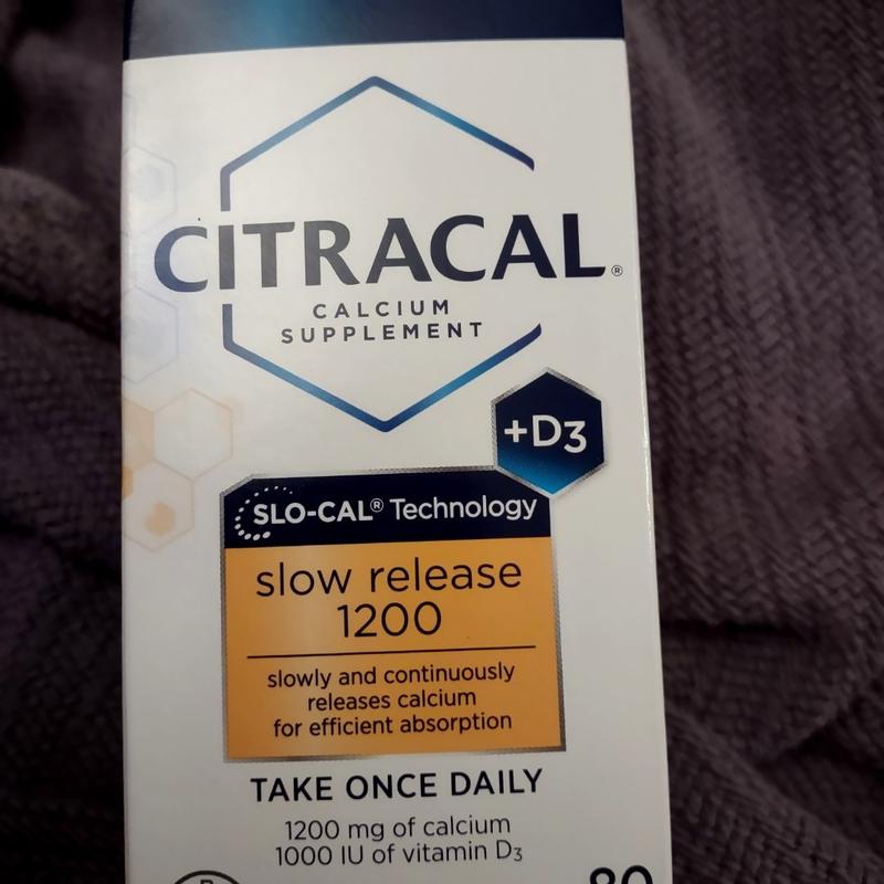 Citracal Slow Release 1200 Calcium With Vitamin D3,