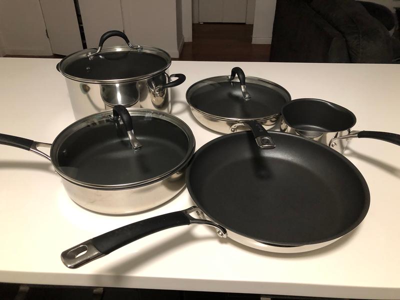 Circulon® Momentum™ Stainless Steel Nonstick 11Piece Cookware Set