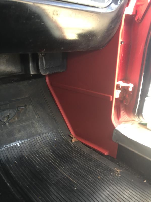 Vintage Car & Truck Interior Trim Mustang Kick Panel 66 Correct Dark