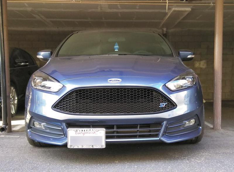 ford focus st front license plate mount