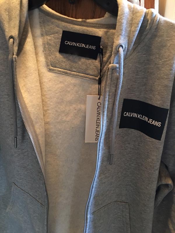 Inside of the Calvin Klein Hoodie