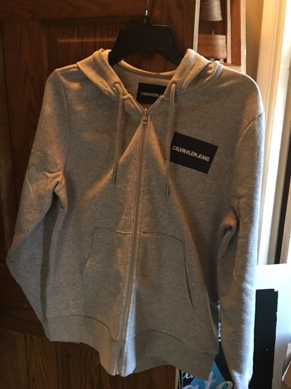 Front of the Calvin Klein Hoodie