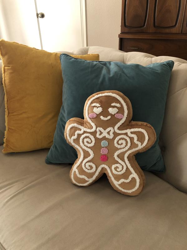 Gingerbread pillow sales