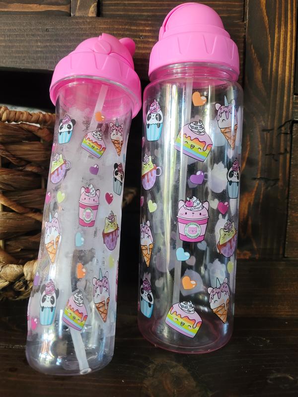 Journal Sm Plush Fox Unicorn Water Bottle Kids Fun Make Up Set Claire's New