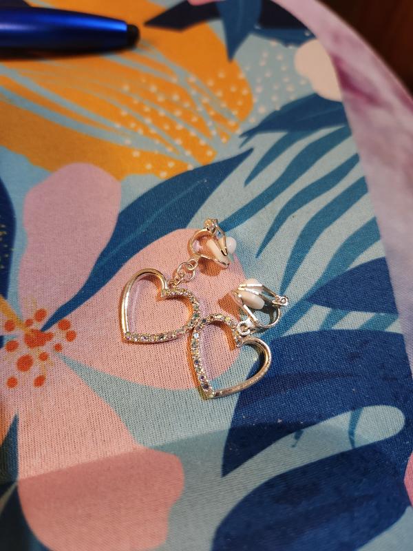 ファッション雑貨・小物その他 +DEINET+ HEART DROP EARRINGS IN SILVER KDBYM4S4211S100F Heart-Drop-Earrings---JW-ER-EA