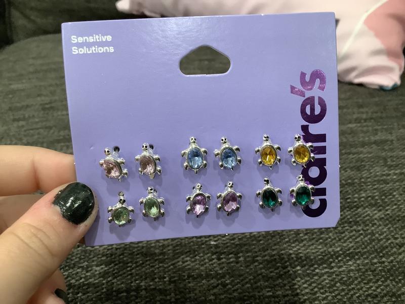 Claire's sensitive solutions earrings review store