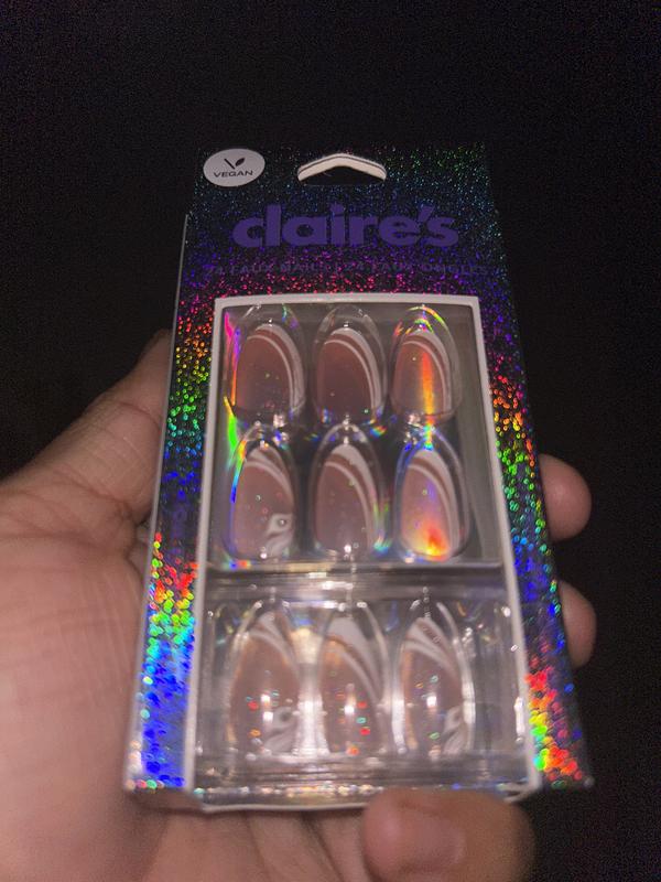 Claire's Rainbow Vegan Nail Art Gem Pack