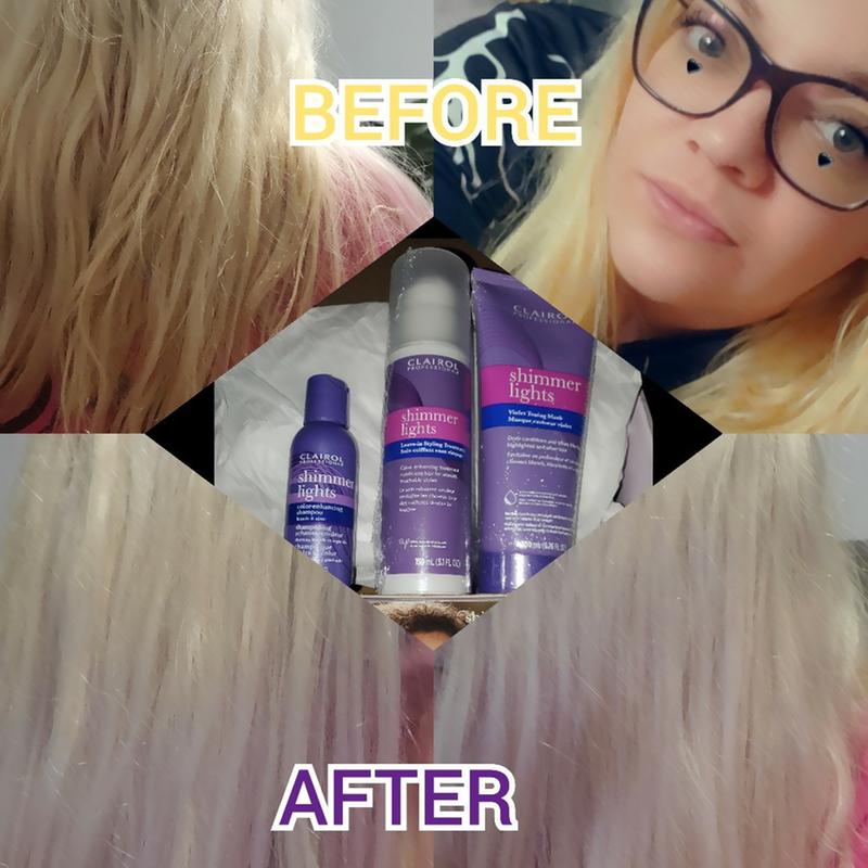 shimmer lights before and after