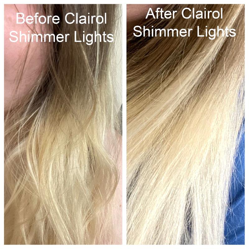 Shimmer Lights Blue Shampoo Before And After