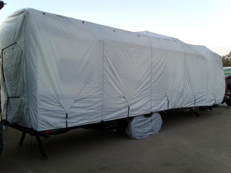 Classic Accessories PermaPRO Soft Custom Fit Class A RV Cover, Fits 40 ...