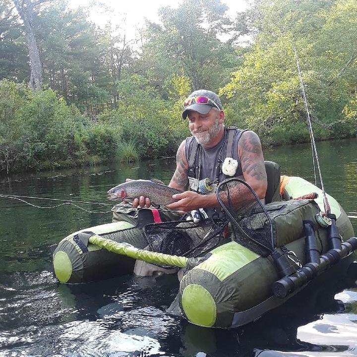 Rainbows on a moth pattern Swift River Belchertown ma
