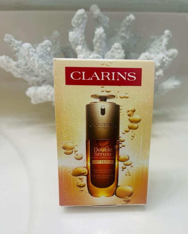 美容液 CLARINS Double Serum 50ml Light Texture DOUBLE SERUM® Light Texture - Firming + Smoothing Anti-Aging