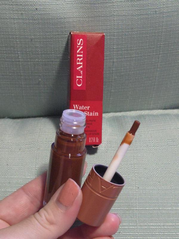 Customer photo for "A sweet smelling lip stain that isn't too pigmented"