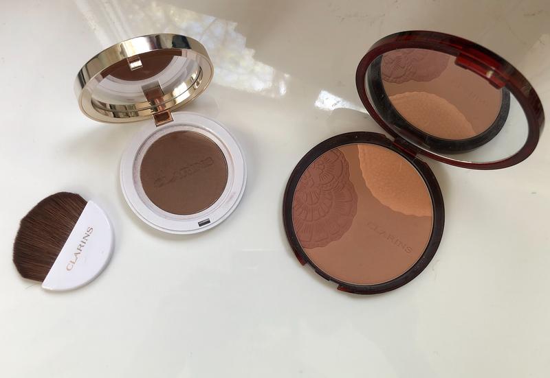LEFT: Cheeky Mocha compact; RIGHT: Bronzing Compact in Sunrise Glow