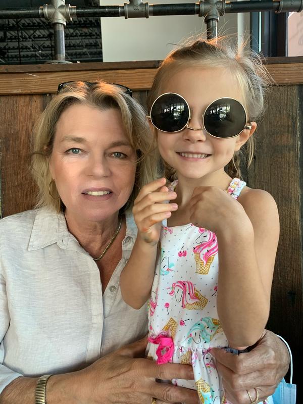 65 years young with my Princess granddaughter Reagan Lynn.