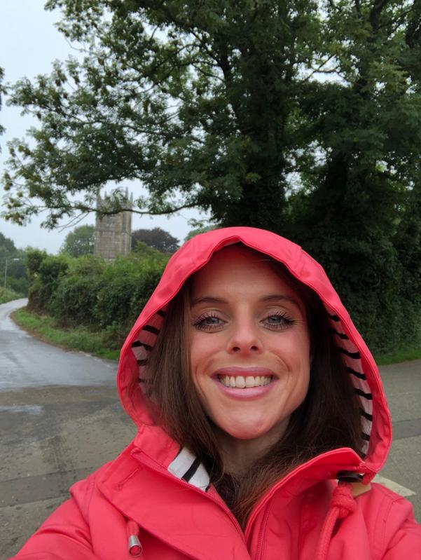 Bright red nose and cheeks, feeling hot and burnt!!