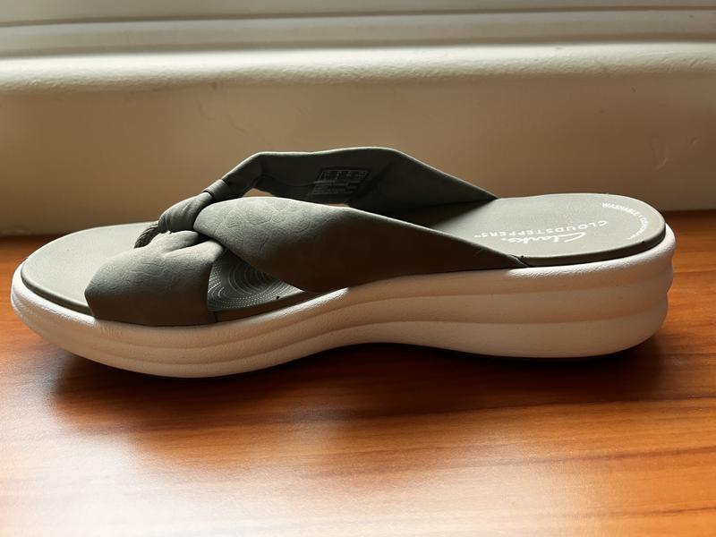 Clarks Women s Cloudsteppers Drift Ave Slip On Wedge Sandals Macy s