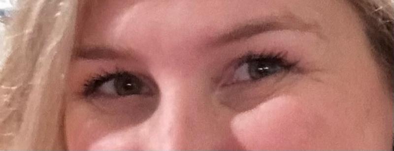 before using: makeup settling in, deeper lines, dried out skin