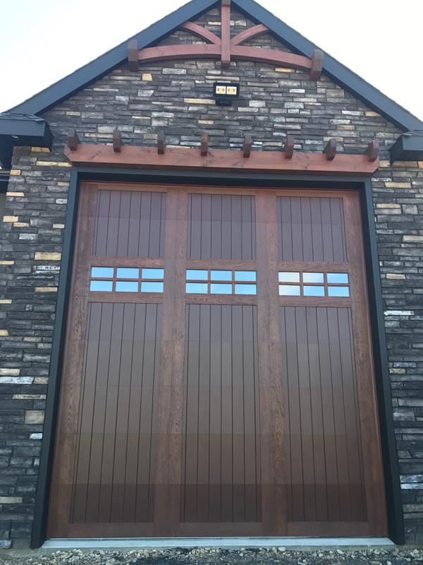 Faux Wood Garage Doors Clopay Canyon Ridge Photos Reviews