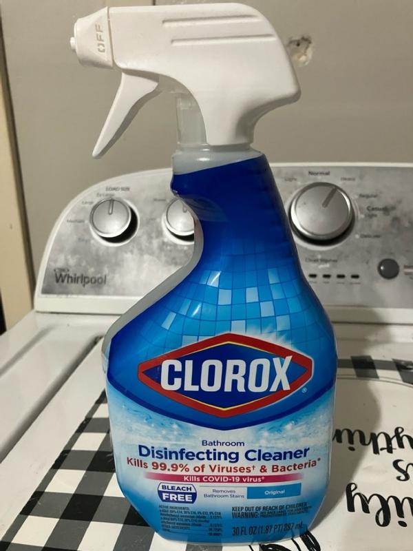 30 oz. Bleach Free Disinfecting Bathroom Cleaner Spray (4-Pack)
