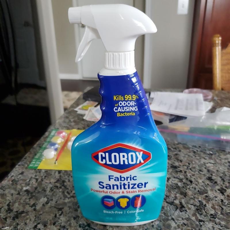 Clorox Fabric Sanitizer Aerosol Spray, Lavender Scent 14 Ounces