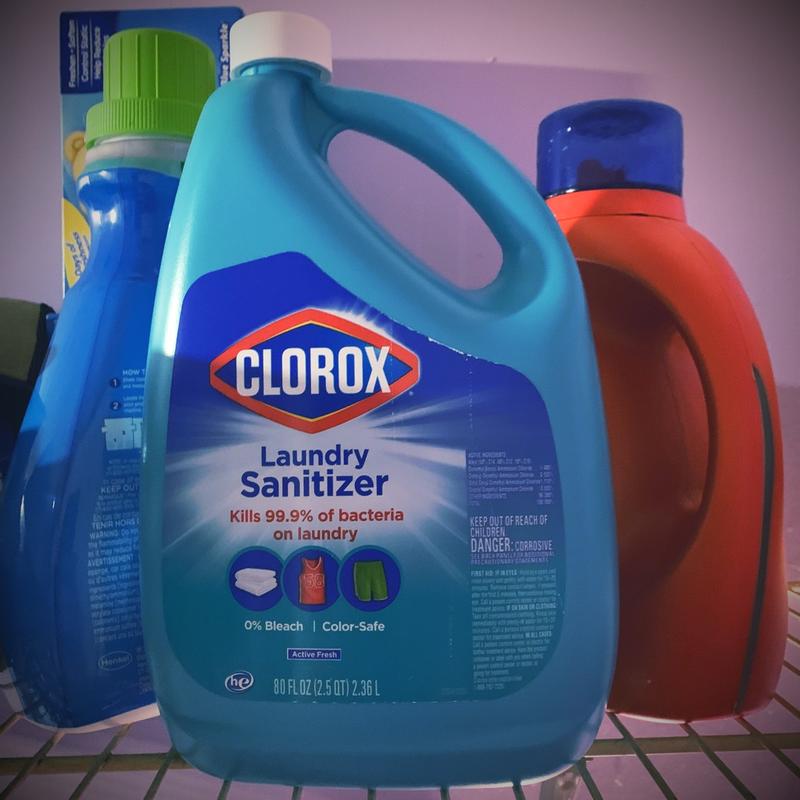 Clorox Bleach-Free Fabric Sanitizer Spray, Color-Safe Laundry Sanitizer -  24 Oz