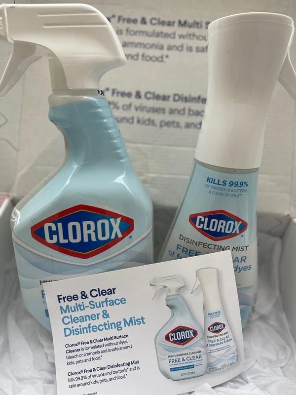 Clorox® Free & Clear Multi-Surface Spray Cleaner