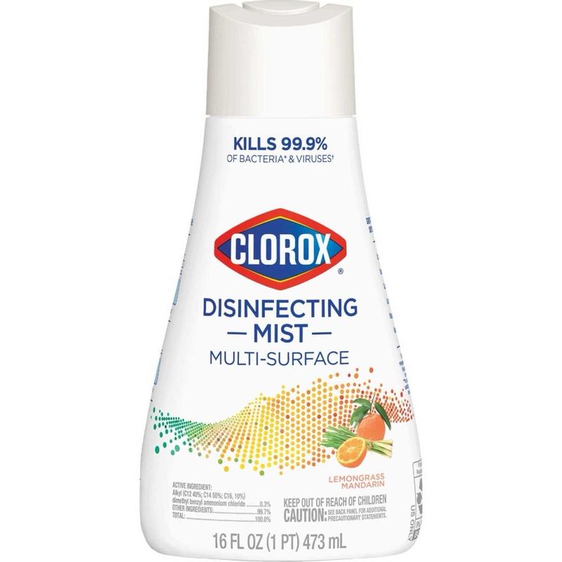 Clorox 16 oz. Eucalyptus Peppermint Scent Sanitizing Multi-Surface Disinfecting  Mist Spray 4460060152 - The Home Depot