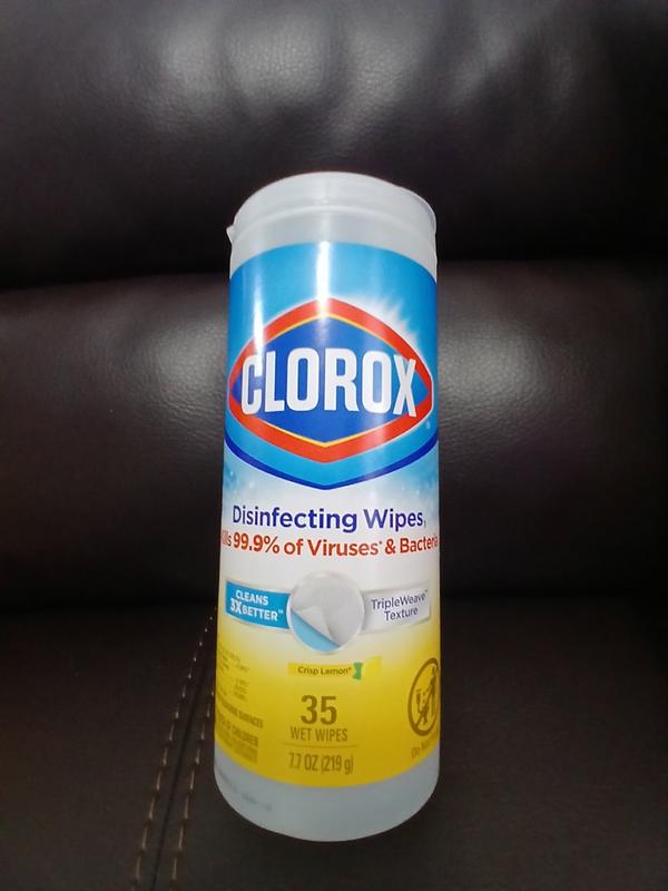 Clorox 300 -Count Crisp Lemon- Fresh Disinfectant Wipes All