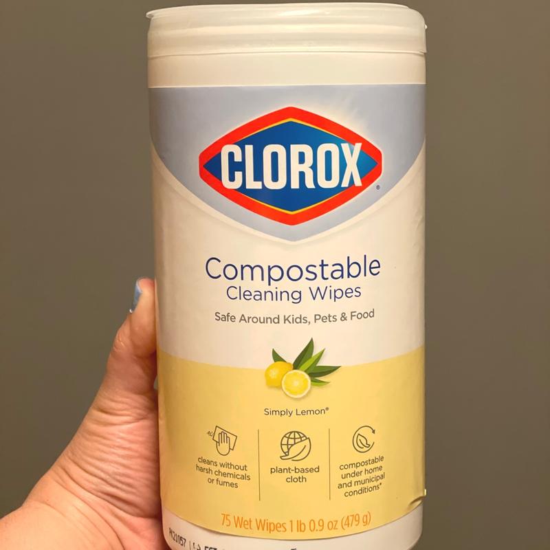 Dropship Clorox Compostable Cleaning Wipes, All Purpose Wipes, Simply  Lemon, 75 Count to Sell Online at a Lower Price