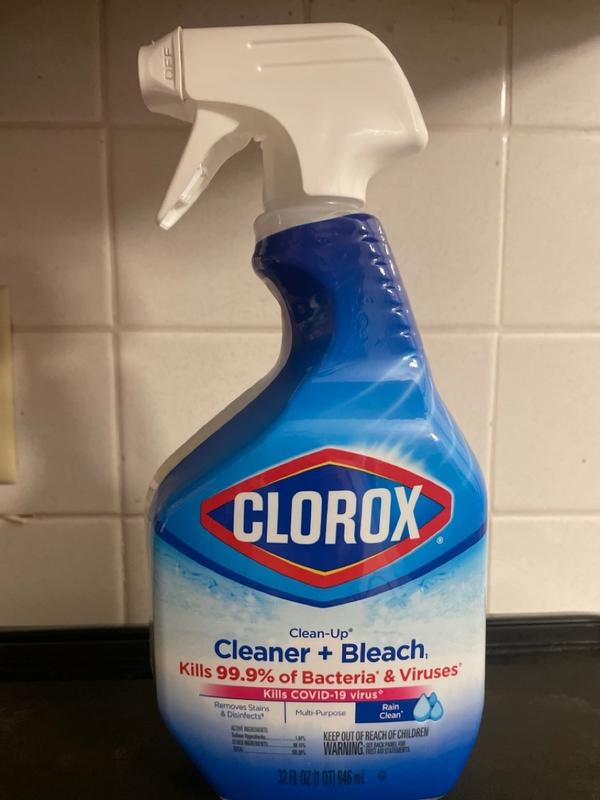 Clorox Clean-Up All Purpose Cleaner Spray Bottle with Bleach, Fresh Scent,  32 Fl Oz