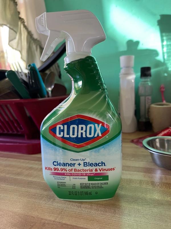 Clorox Clean-Up All Purpose Cleaner with Bleach - Spray - 32 fl oz (1 quart) - Fresh Scent - 9 / Carton - Multi