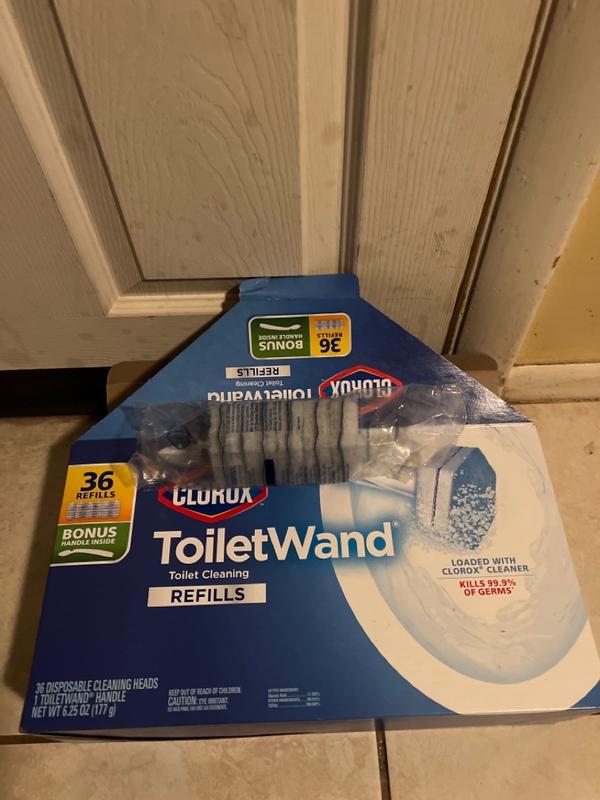 Clorox ToiletWand Disposable Toilet Cleaning System with 36 Refills