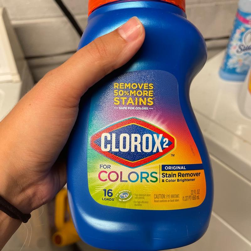 Clorox 2 for Colors Bleach-Free Laundry Stain Remover and Color Booster,  Original, 88 fl oz