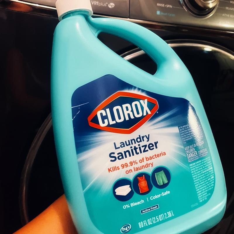 Clorox Bleach-Free Fabric Sanitizer Spray, Color-Safe Laundry Sanitizer -  24 Oz