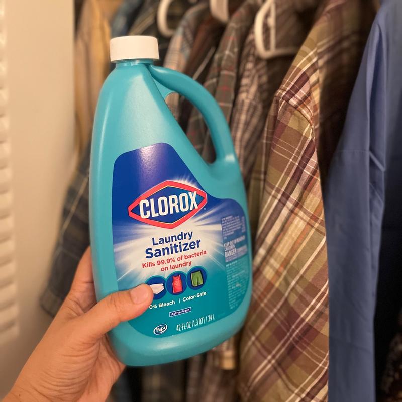 Clorox Laundry Sanitizer, Unscented, 42 Fl Oz
