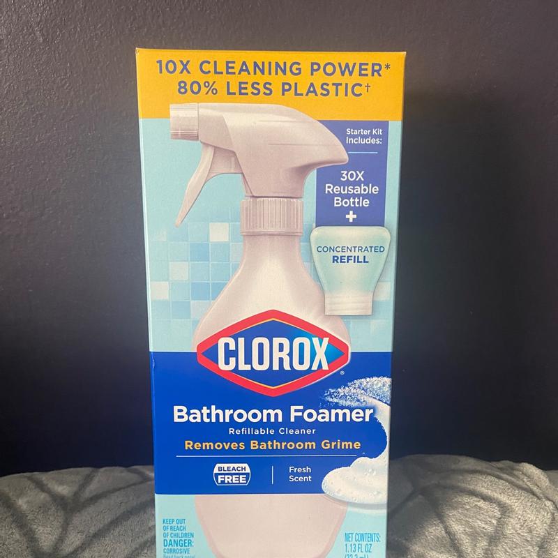 Clorox® Bathroom Foamer Refillable Cleaner Starter Kit