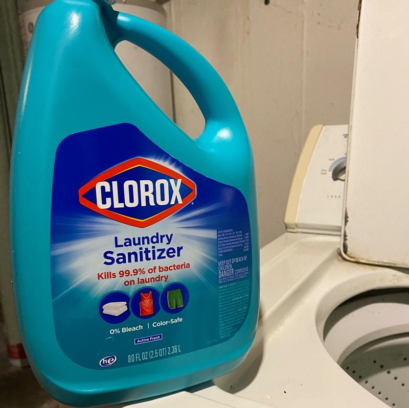 Clorox Bleach-Free Fabric Sanitizer Spray, Color-Safe Laundry Sanitizer -  24 Oz