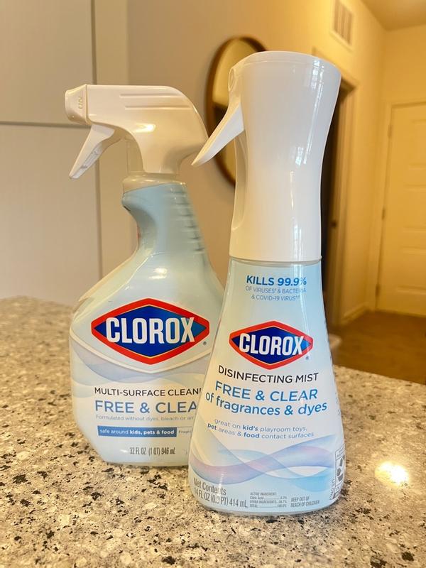 Clorox® Free & Clear Multi-Surface Spray Cleaner