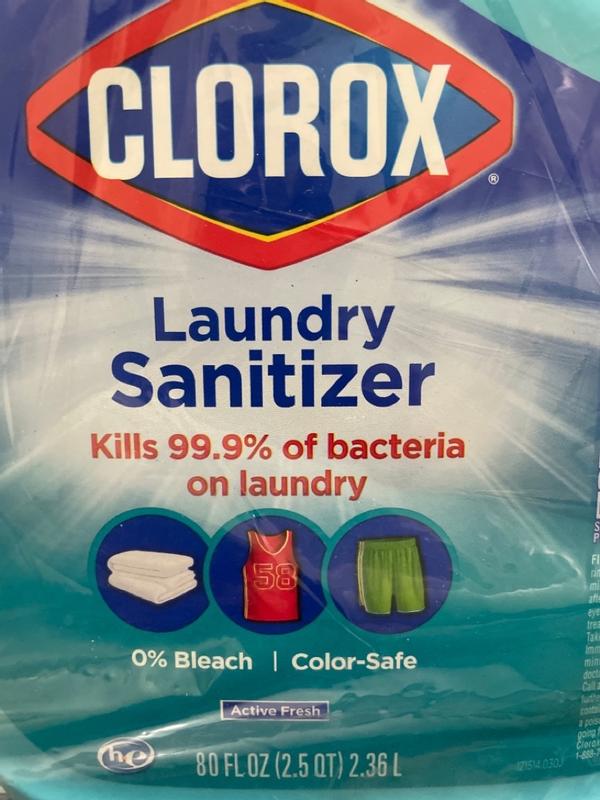 Clorox Bleach-Free Fabric Sanitizer Spray, Color-Safe Laundry Sanitizer -  24 ounces