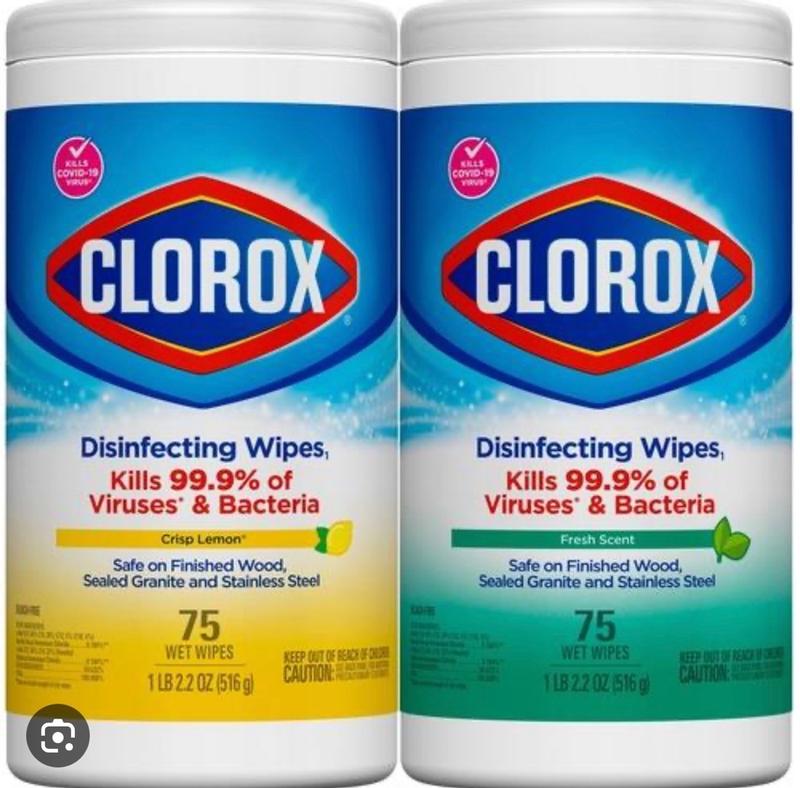 Clorox Disinfecting Wipes, Bleach Free Cleaning Wipes Crisp Lemon - 35 Count