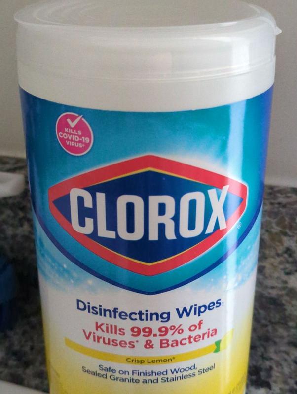 Clorox Disinfecting Wipes, Bleach Free Cleaning Wipes Crisp Lemon - 35 Count