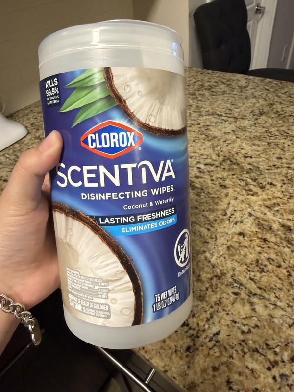 Clorox Scentiva 70-Count Pacific Breeze and Coconut Disinfectant